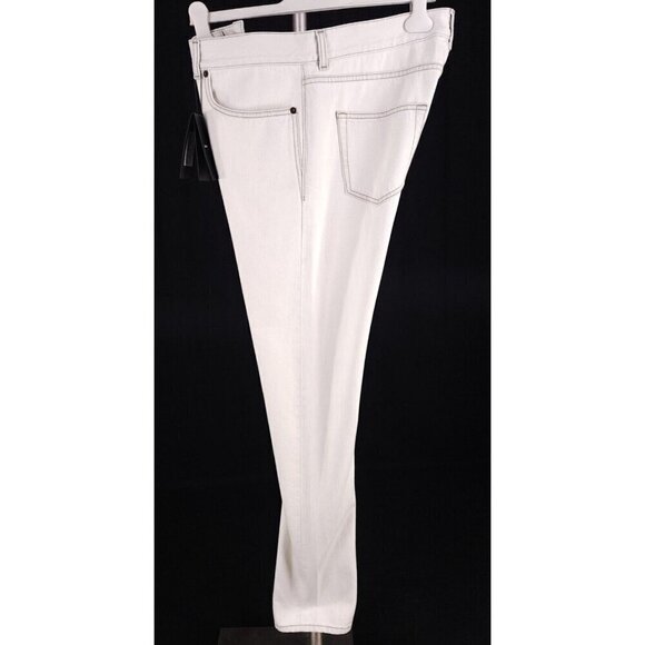 Saint Laurent Paris D18 M/SL-LW Jeans 34 Mens Off White Defect New - Picture 5 of 16